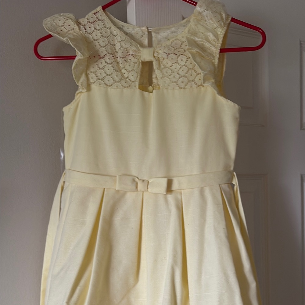Bonnie Jean Cream Sleeveless A-Line Dress